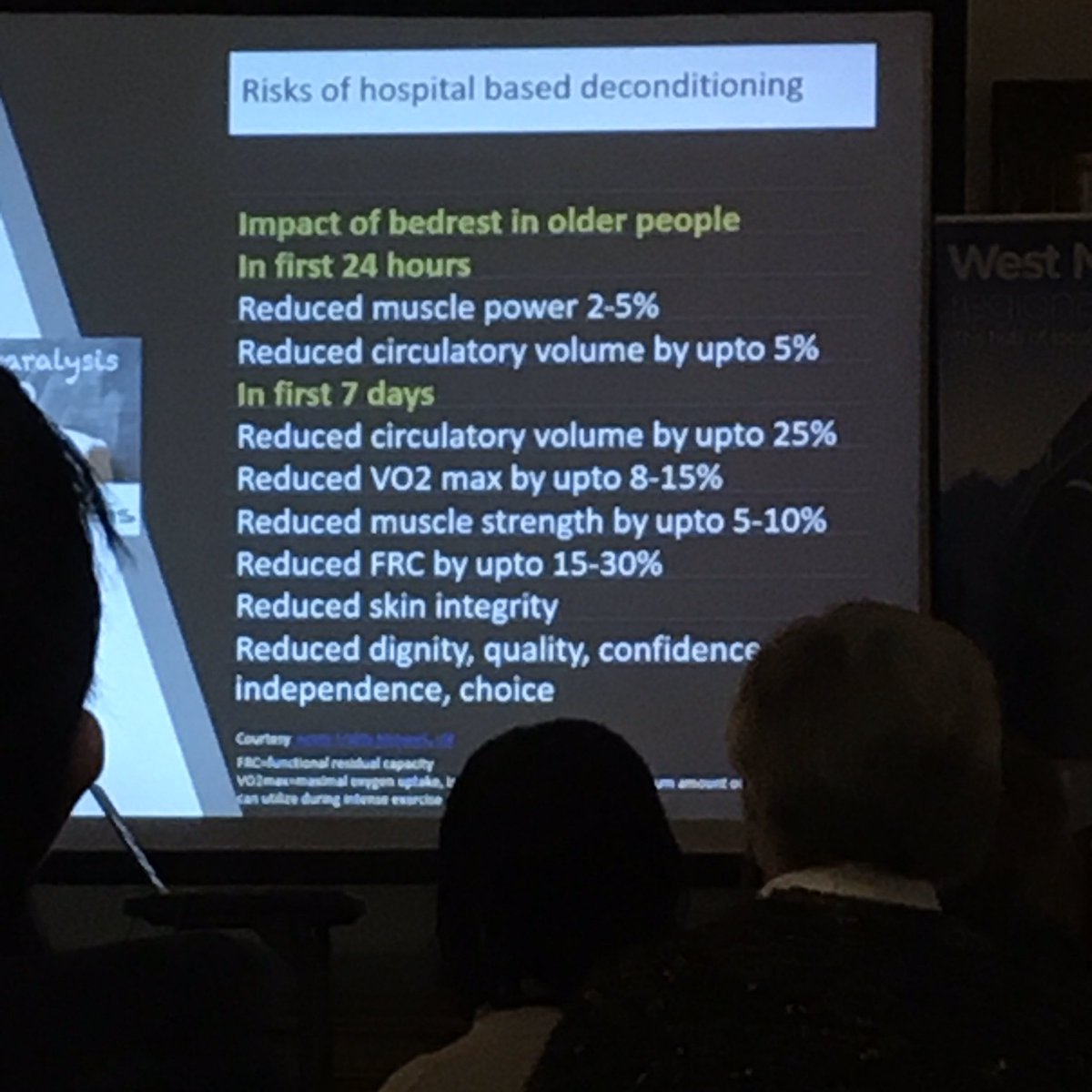racheldphysio's tweet photo. Showing the importance of getting patients up and out of bed, promoting the idea we have on AMU of #offyourtrolley to prevent deconditioning! #BetterAgeingWM @WestMidlandsCSP @sue71williams @SusanMo85339588 @WyeValleyNHS #AMUtherapy https://t.co/nEgFETwArP