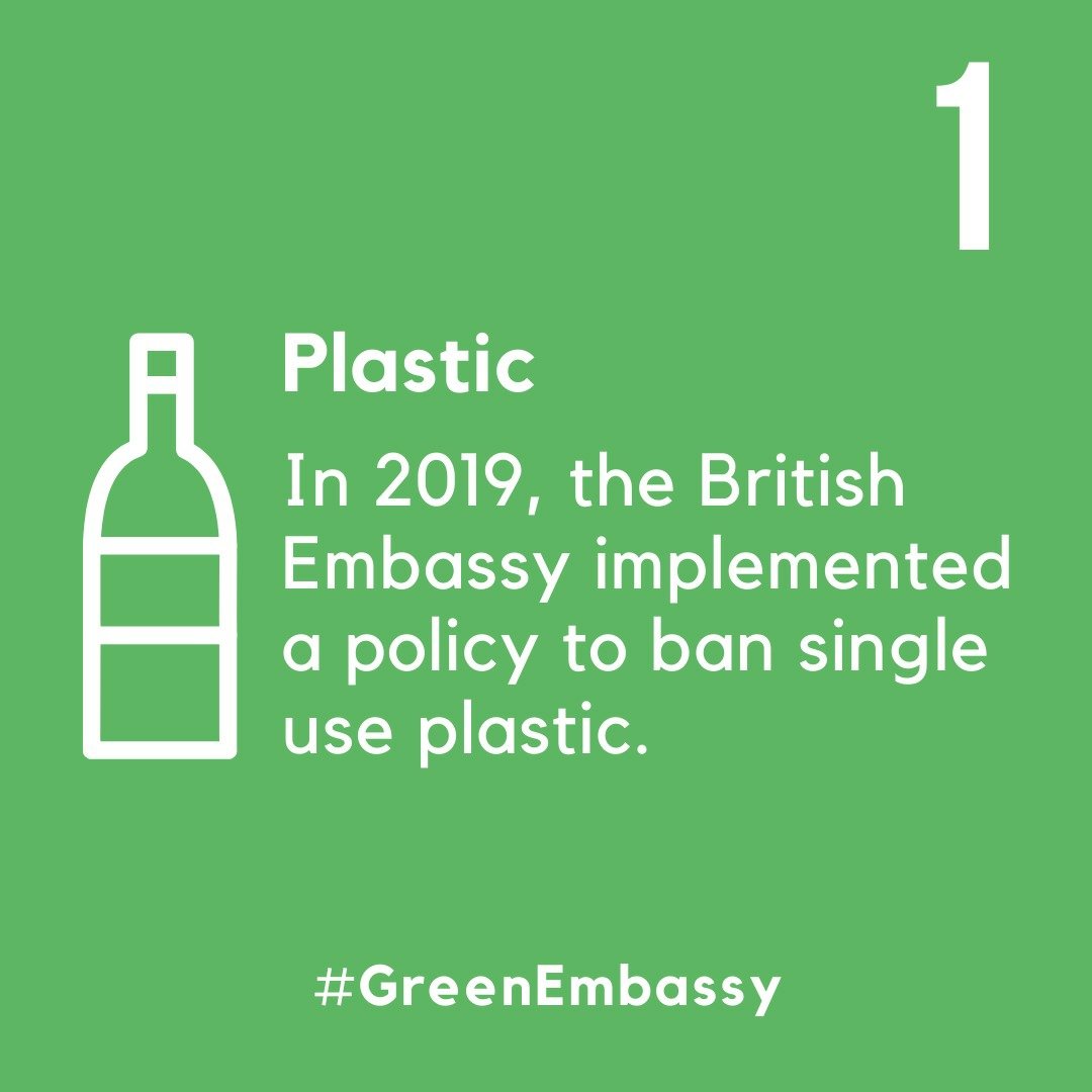 UKinFrance's tweet photo. #COP25 starts today in Spain. 🌱🌍
Head to our Instagram https://t.co/9pPHgoTQRB to find out 5 ways in which this Embassy is being more #green every day.
#GreenEmbassy #FCO2 #beyondplastic #TimeForAction
1/5 👇 https://t.co/a2yyR6amgj