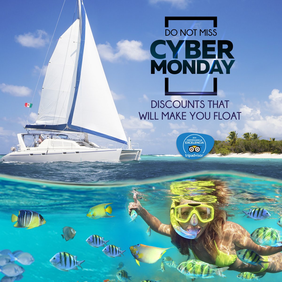 Find out the unbelievable Lomas Travel's discounts for Cyber Monday.
.
Descubre las increíbles ofertas que Lomas Travel tiene para ti este Cyber Monday.
.

Book now🌐→ bit.ly/35RMjcP
.
#MaromaAdventures #beach #fun