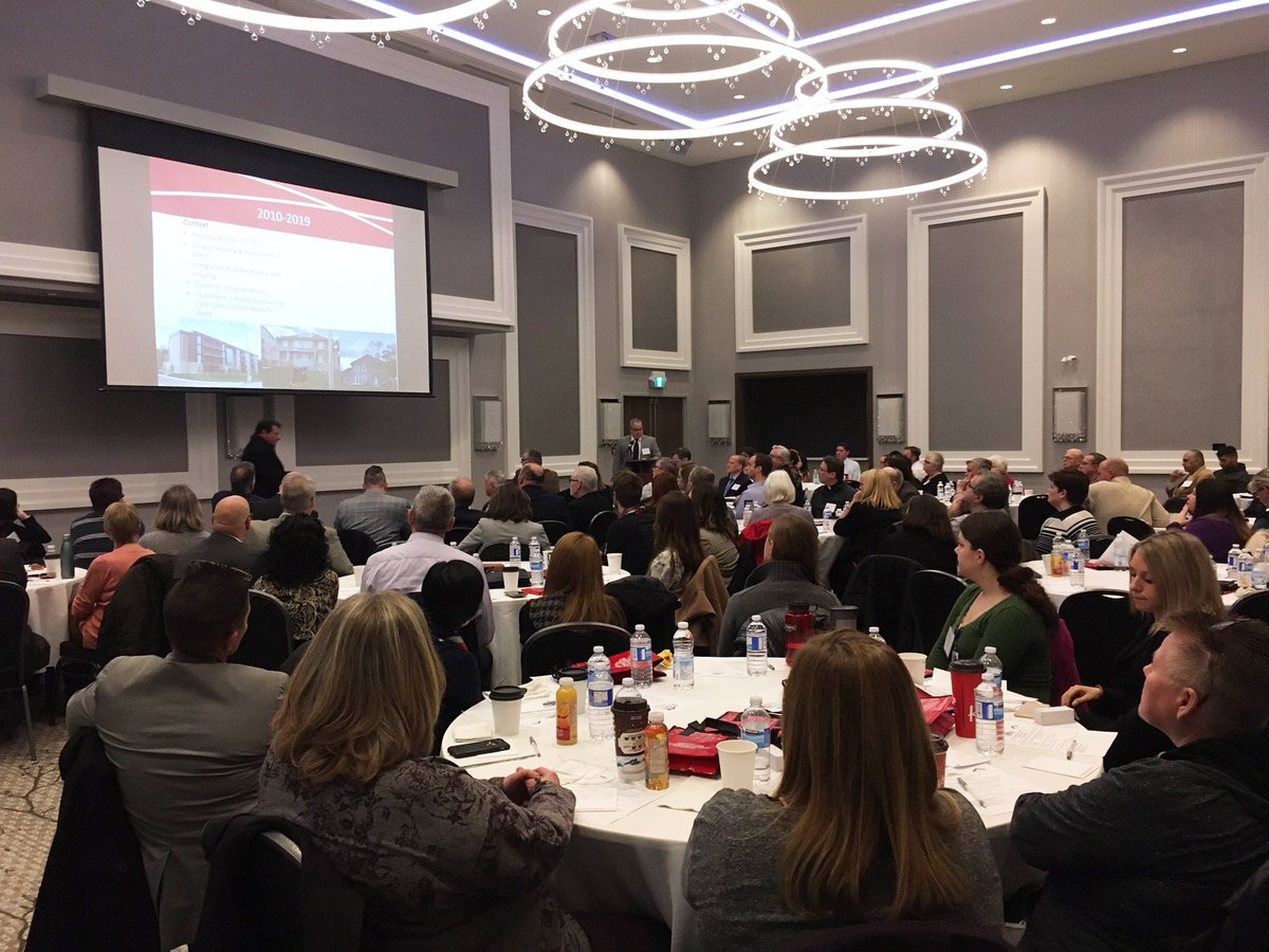 mmmcarchitects's tweet photo. Partnerships and innovation was the theme as attendees @CityofBrantford 10th Annual Housing Forum explored possibilities to address housing crisis. City has ambitious plan to build 500 affordable housing units over 10 years. https://t.co/JHh2blA0Yv https://t.co/WBQSrtlKR4
