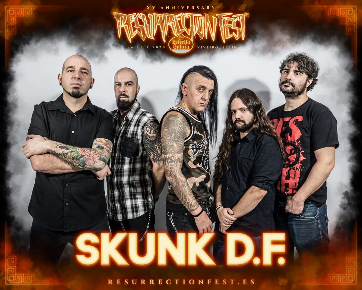 <a href="/SKUNKDF/">SKUNK D.F.</a>  elegidos por <a href="/ResurrectionESP/">Resurrection Fest Estrella Galicia</a> para abrir el Main Stage el día de <a href="/systemofadown/">System Of A Down</a>