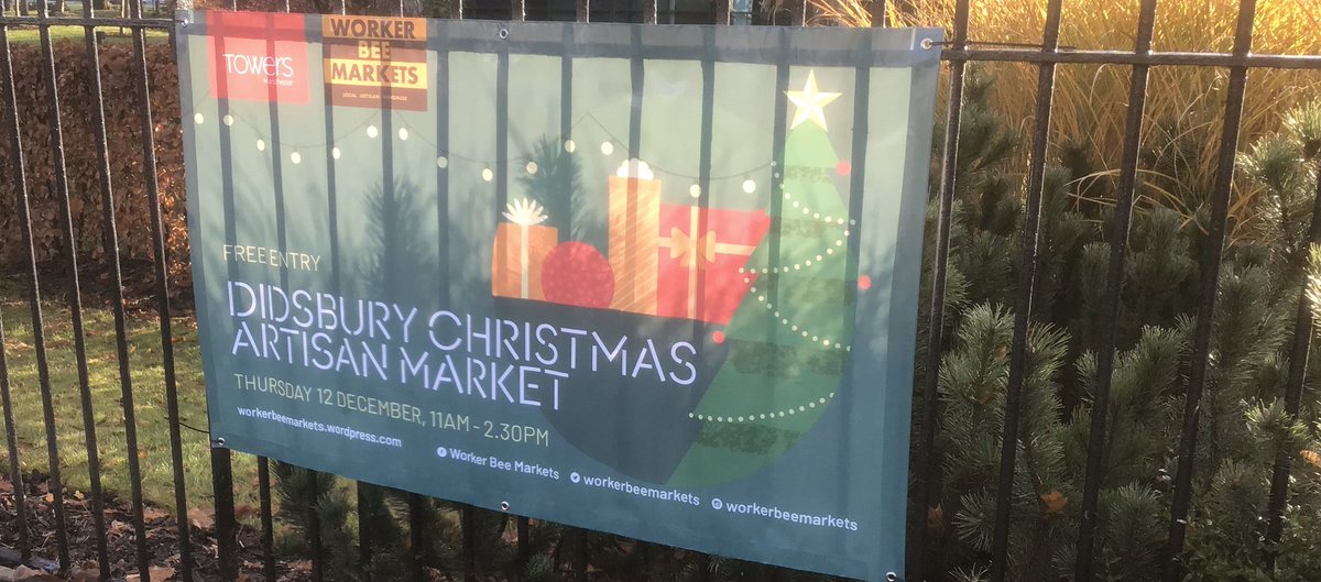 WorkerBeeMarket's tweet photo. Next up #Didsbury @CBRE_Manc #Christmas https://t.co/rMHwzLQOuW