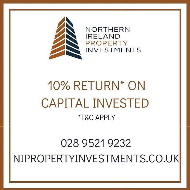 We can offer you 10% Return* On Capital Invested.

Call us today on 028 9251 9232!

#Property #PropertyInvestment #RealEstate #LoveProperty #Investment #Business #Income #RealEstateNews #NorthernIreland #Belfast #PropertyMarket #CashFlow