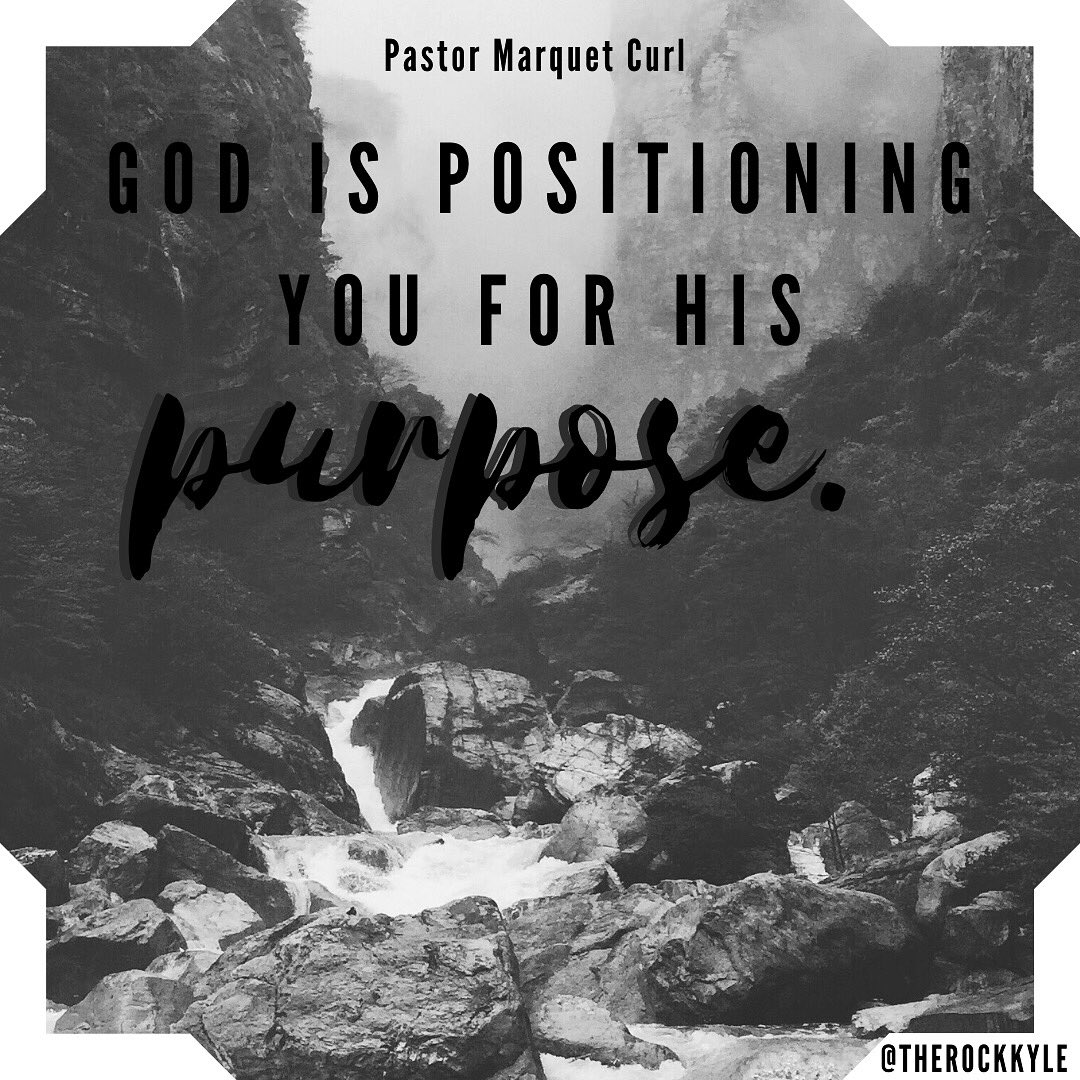 therocksct's tweet photo. Just as Paul in Romans 8, understand that in God’s sovereignty, everything is being utilized to get YOU into position.
#MondayMotivation #TheROCKKyle #PositionedForPurpose #MarquetCurlMinistries https://t.co/iyL9tomAYp