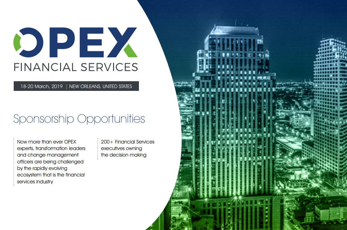 Learn more about sponsoring #OPEXFS 2020 with our handy Sponsors Prospectus. Discover attendee's top priorities and the onsite opportunities you and your company can be a part of bit.ly/OPEXfsSponsor