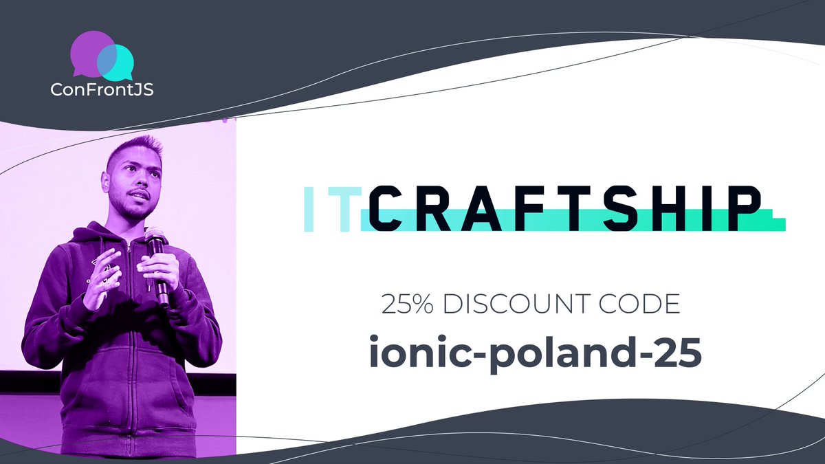 Ionic Poland (@ionicpoland) on Twitter photo The contest is over! Thanks to everyone who participated, all of the answers were great! We will contact the winner via email.
If you didn't win - not all hope is lost! Use our code ionic-poland-25 to get 25% off the ticket.
See you at <a href="/confrontjs/">ConfrontJS</a>! The contest is over! Thanks to everyone who participated, all of the answers were great! We will contact the winner via email.
If you didn't win - not all hope is lost! Use our code ionic-poland-25 to get 25% off the ticket.
See you at <a href="/confrontjs/">ConfrontJS</a>!