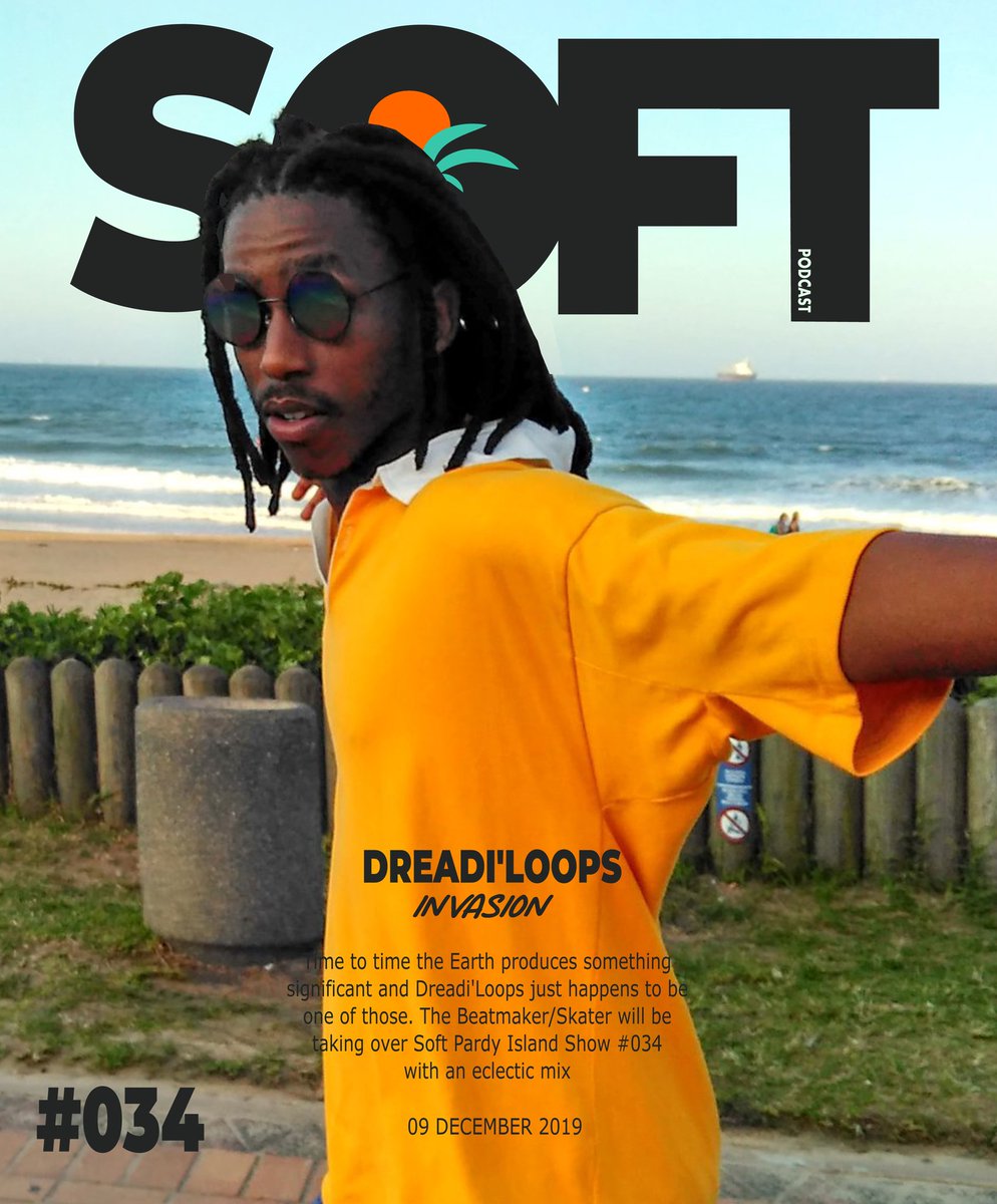 softpardy's tweet photo. Time to time the Earth produces something significant and Dreadi'Loops just happens to be one of those. The Beatmaker/Skater will be taking over Soft Pardy Island Show 033 with an eclectic mix.
The Invasion will be available on Soundcloud, Mixcloud and Hearthis
09 December 2019 https://t.co/O69ZLvpXb5