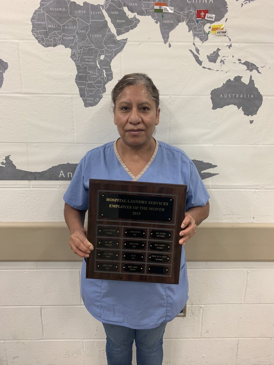 hlsfortwayne's tweet photo. Congratulations to our 2019 December Employee of the Month 🎉🎊 Such a hard worker and great asset to our company 💚

#hlsfortwayne #healthcare #laundryservices #fortwayne #indiana https://t.co/9JxUdyBIo3