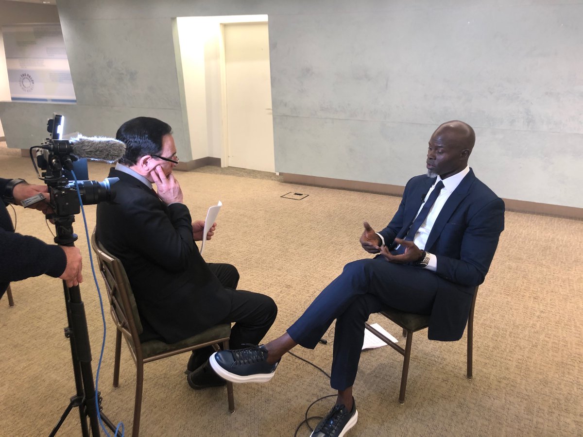 gate_return's tweet photo. While meeting with the UN Foundation &amp; congressional representatives on the International Day for the Abolition of Slavery, two-time Academy Award®-nominated actor &amp; activist Djimon Hounsou announced the Gate of No Return Marathon &amp; Festival &amp; nonprofit Djimon Hounsou Foundation. https://t.co/fEfxo1VFSO