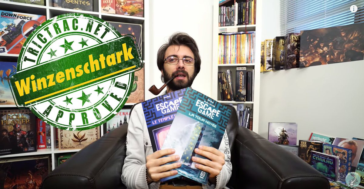 J'ignorais avoir toujours rêvé d'un "Winzenschtark" avant d'en avoir obtenu un.

youtu.be/KGYpHUGLhOI?t=…

<a href="/TricTracCrew/">Tric Trac</a> <a href="/FleurusEditions/">Fleurus éditions</a> <a href="/EscapeGameFR/">EscapeGame•fr</a>