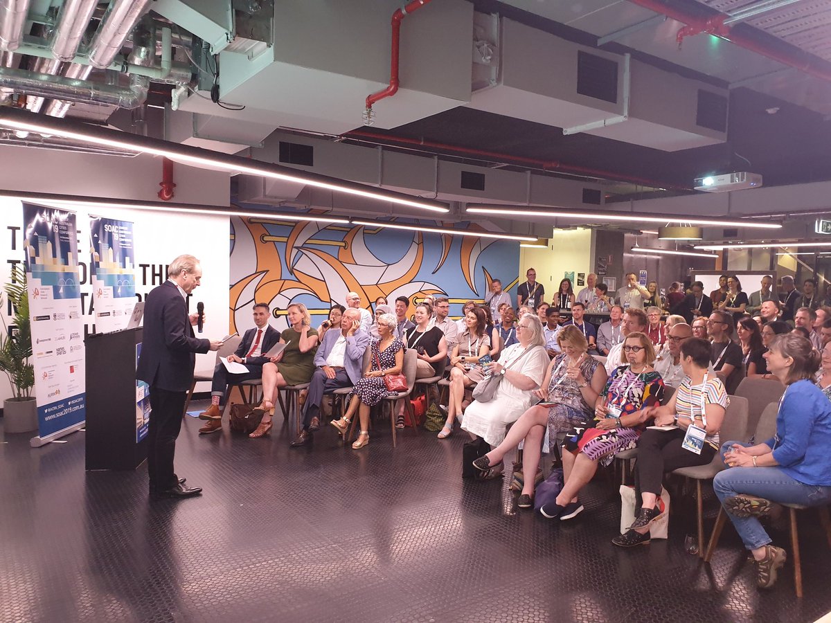 Planographer's tweet photo. BIG THNX 2 every1 for coming out 2nite for the #soac2019 welcome reception and #PatTroy Memorial Lecture. I hope u you all have a gr8 conference over the next few days.
@ACRN_SOAC @aecurn
๐๐ค๐๐ https://t.co/RbWl7lgnk7