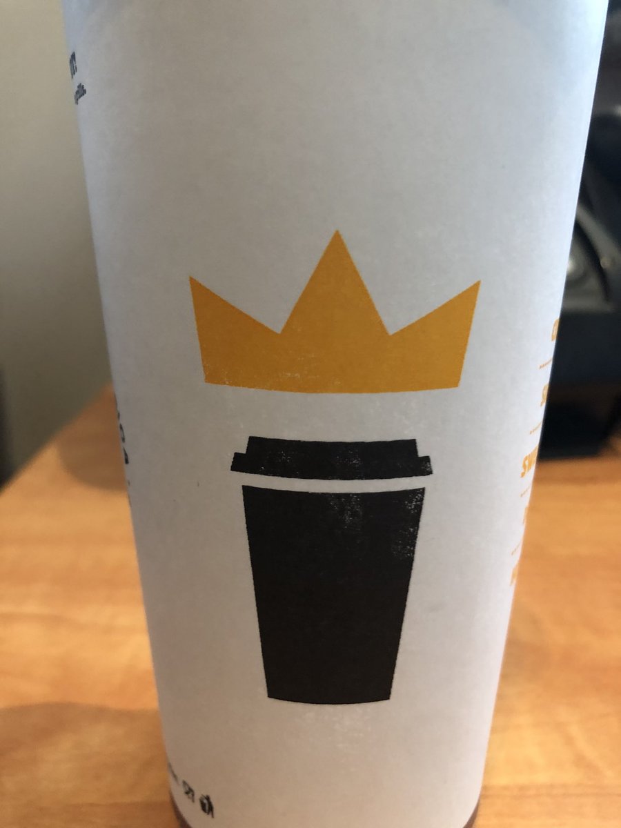 AveDeFuego29's tweet image. Seems like your “brilliant” rebranding has been utilized by a lot brands already 😆. One of my employees just came this morning with this coffee ☕️ #cf97