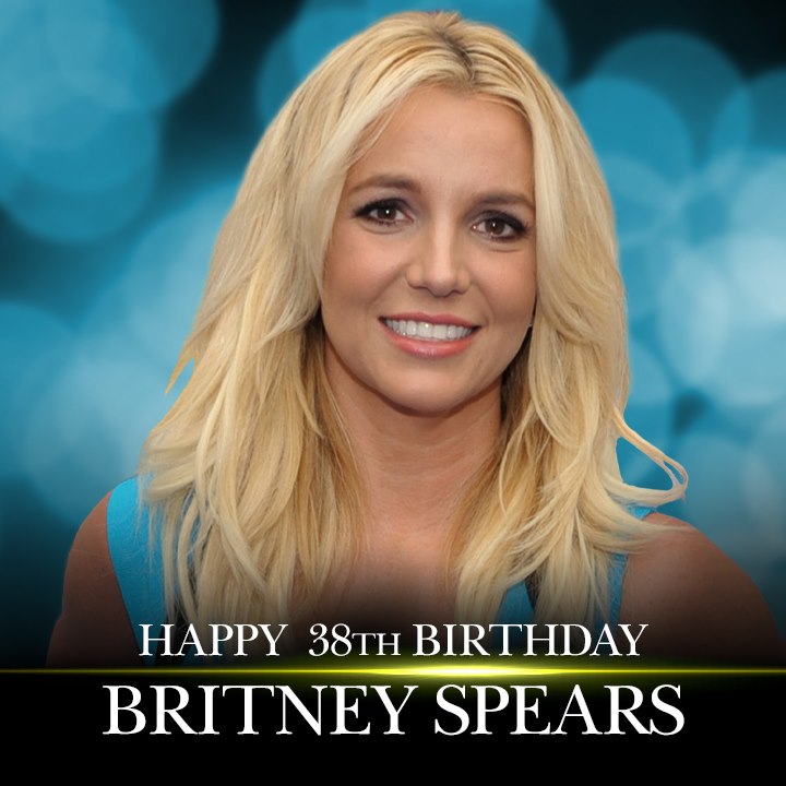 Happy 38th birthday to singer Britney Spears! 