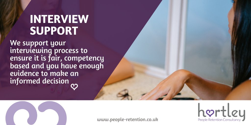 💜 INTERVIEW SUPPORT 💜 Contact us today >> bit.ly/hartley-pr

We support your interviewing process to ensure it is fair, competency based and you have enough evidence to make an informed decision.

#recruitment #recruitmentauditing #peopleretention #interviewsupport
