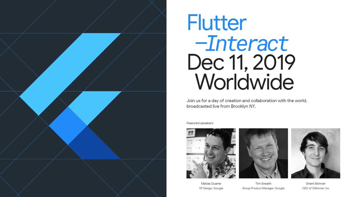 It's confirmed happening on Dec 11th at <a href="/Google/">Google</a> #Dubai office 😃 come celebrate <a href="/FlutterDev/">Flutter</a> with us! Flutter Interact will be a global celebration for Flutter technology! We'll discuss the keynote, enjoy some pizzas, and take a grasp on some Flutter-y concepts #FlutterInteract 🎉