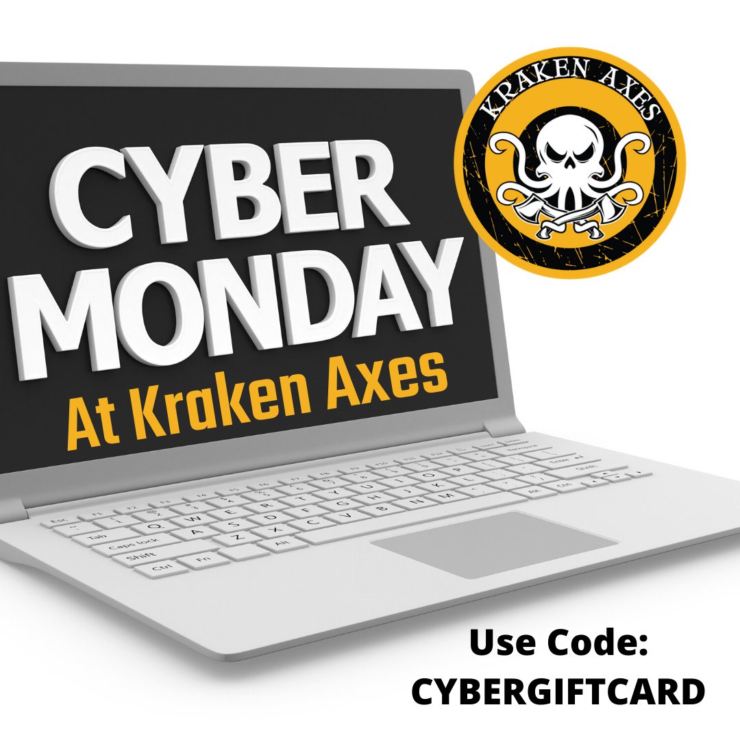 EXCLUSIVE CYBER MONDAY ONLINE DEALS!! Book 6 or more online and take home a $25 gift card! Add your reservation and the gift card to your cart and use the code: CYBERGIFTCARD #CyberMonday #CyberMondayDC #DC #WashingtonDC #DCBars #DCDiscounts #DCHolidays #AxeThrowingDC