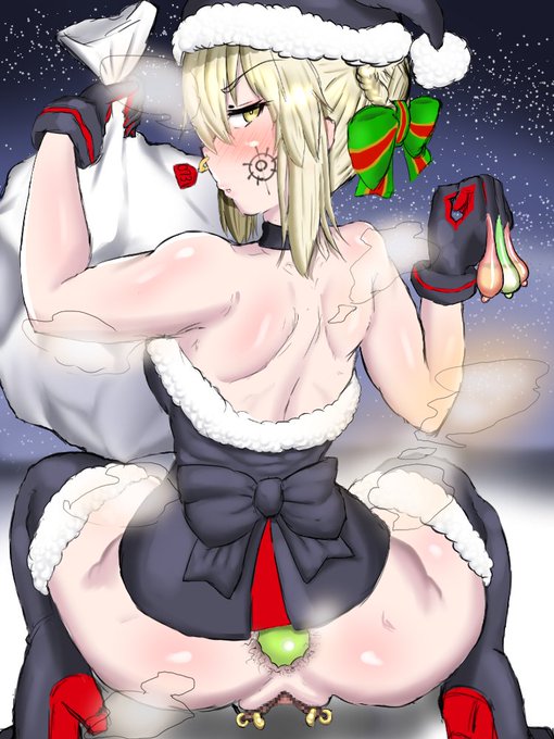 自分の絵ながらこれすっごいエッチだ....ってなってたのにいままで仕上げてなかったのでクリスマス終わる前にテキストつけようね!!! 