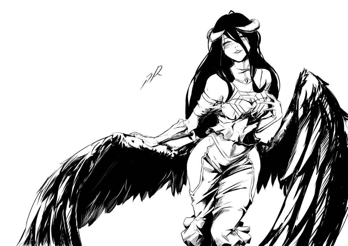 Albedo This is my first time using twitter :)#animestyles #anime #Overlord ...