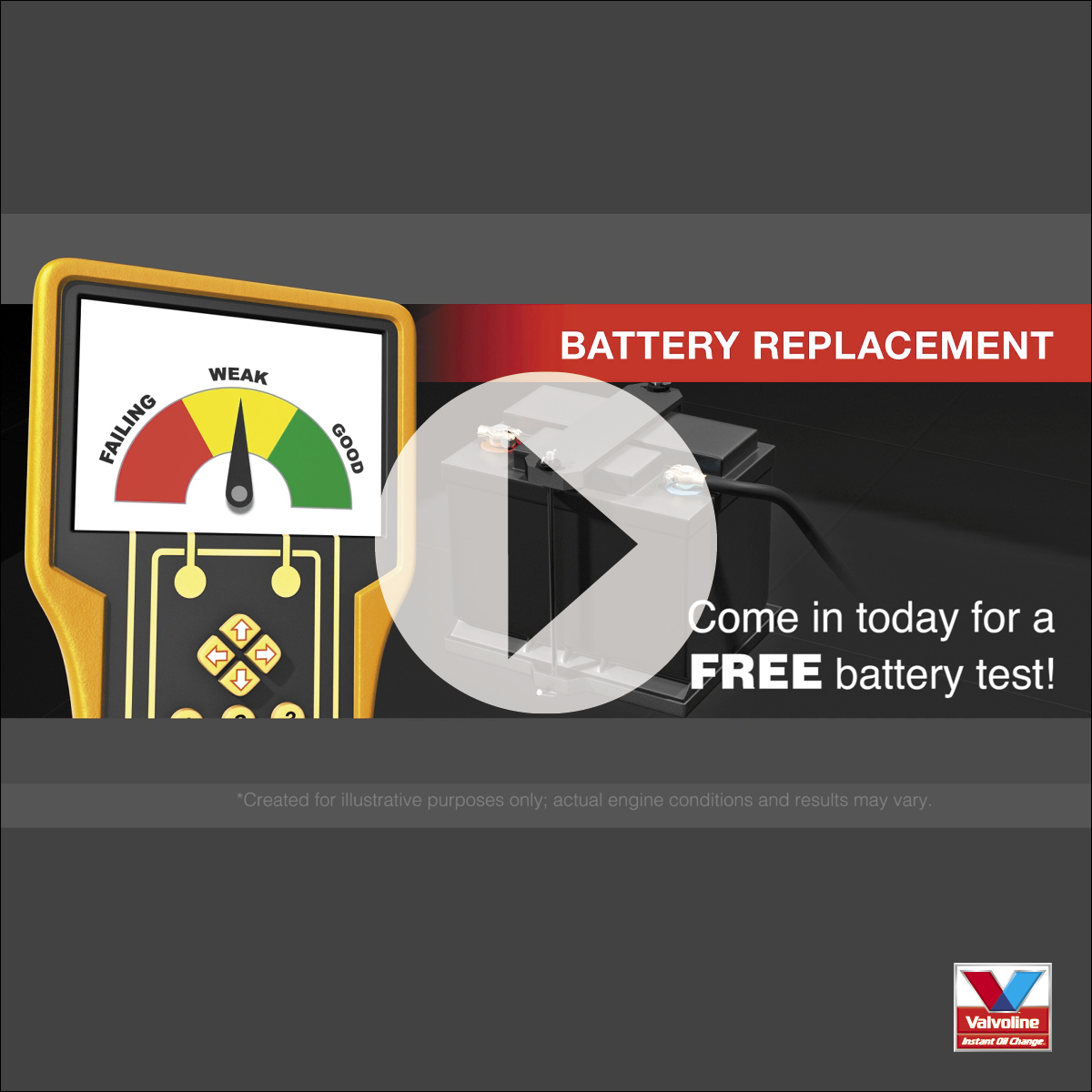 #MaintenanceMonday The avg lifespan of a battery is four years, but short trips and driving in cold and hot temps can shorten that.

Most batteries don't warn that they're about to fail. That's why we offer a free battery test with our service. Learn more: bit.ly/2O7AKXD