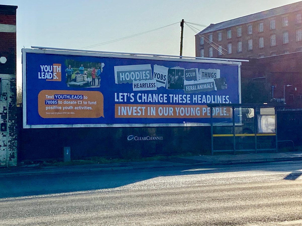 Great ad, Great Cause.  Providing support and life skills to the Youth and leading a better Generation of Youths.  <a href="/YouthLeadsUK/">Youth Leads UK</a> are doing a fantastic job of this and this is their first Advertising Campaign on OOH.  @CCUK_Direct
