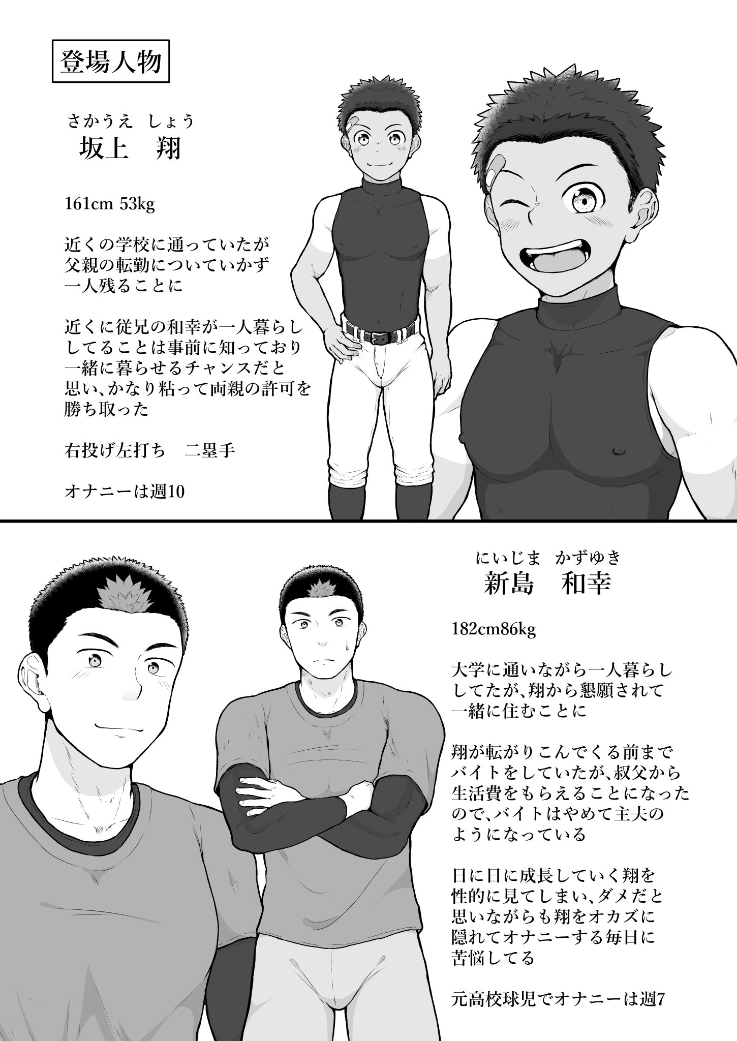 だみゅ 人物紹介できたー 1p目にぶち込みます だみゅ 人物紹介できたー 1p目にぶち込みます