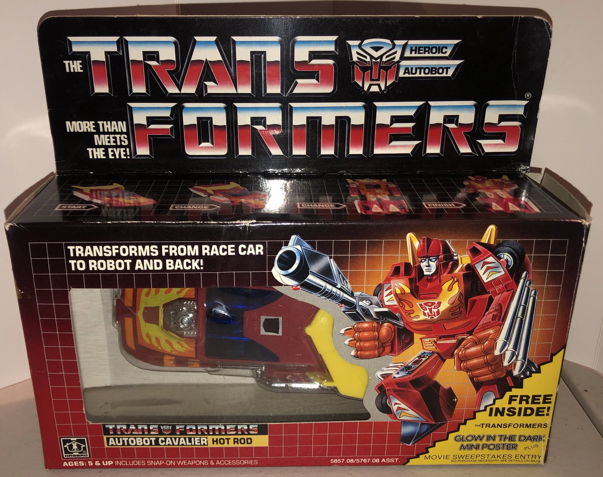 transformers autobot cavalier hot rod