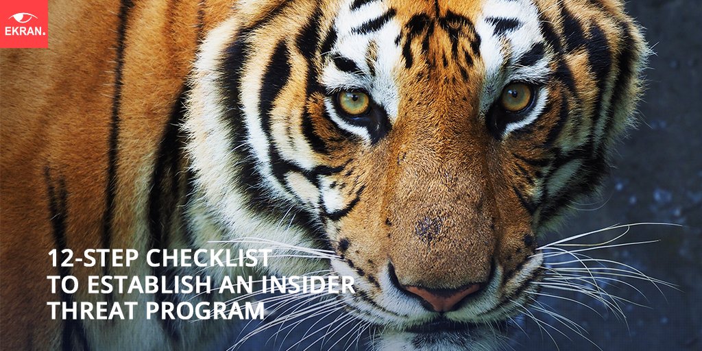 SytecaPlatform's tweet photo. How to build an #insiderthreat program for your organization? Ckeck out 12-step checklist: https://t.co/IXCtQd6wLr
#EkranSystem #IdentityManagement #UserActivityMonitoring https://t.co/J1iMAuKZGg