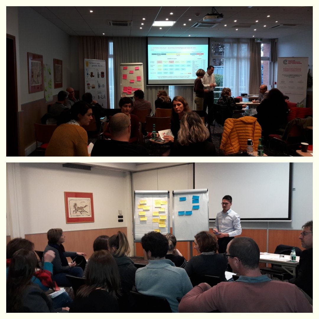 Rendez vous du tri <a href="/citeofrance/">Citeo</a> en #occitanie : la journée se poursuit avec un atelier participatif " comment améliorer le tri des emballages et papiers produits hors foyer". Merci à toutes les collectivités participantes!