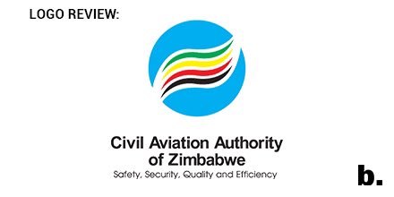 IamShingirayi's tweet photo. This is the logo for CAAZ, the aviation regulator in Zimbabwe. The 5 national flag colours plus extra sky blue makes it hard to apply, costs more to print & harder to reproduce. The circle icon & waves lack inspiration. The Arial word mark is too plain. Score: 0.5/5 Mikes. #caaz https://t.co/2EfraNVrMF