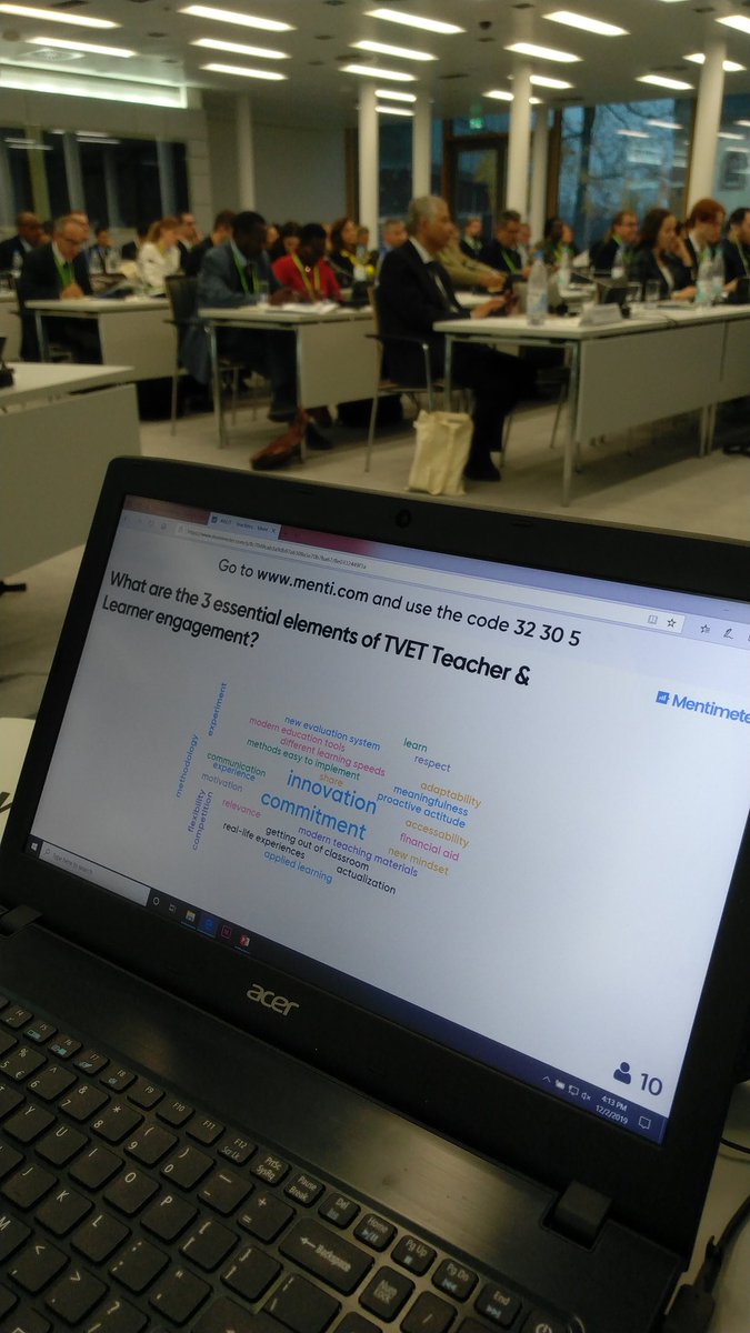oer4tvet's tweet image. What do you think are the 3 essential elements of TVET teacher &amp;amp; learner engagement? #alit2019 menti.com code 32305
