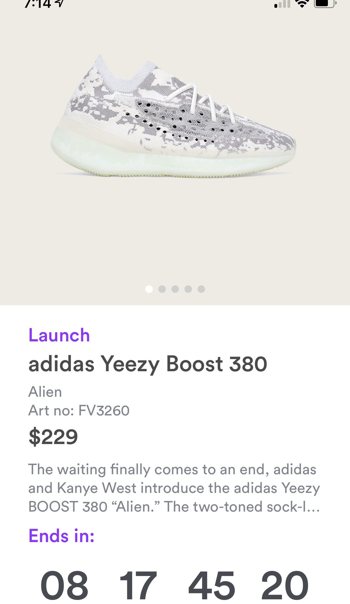 adidas yeezy lottery