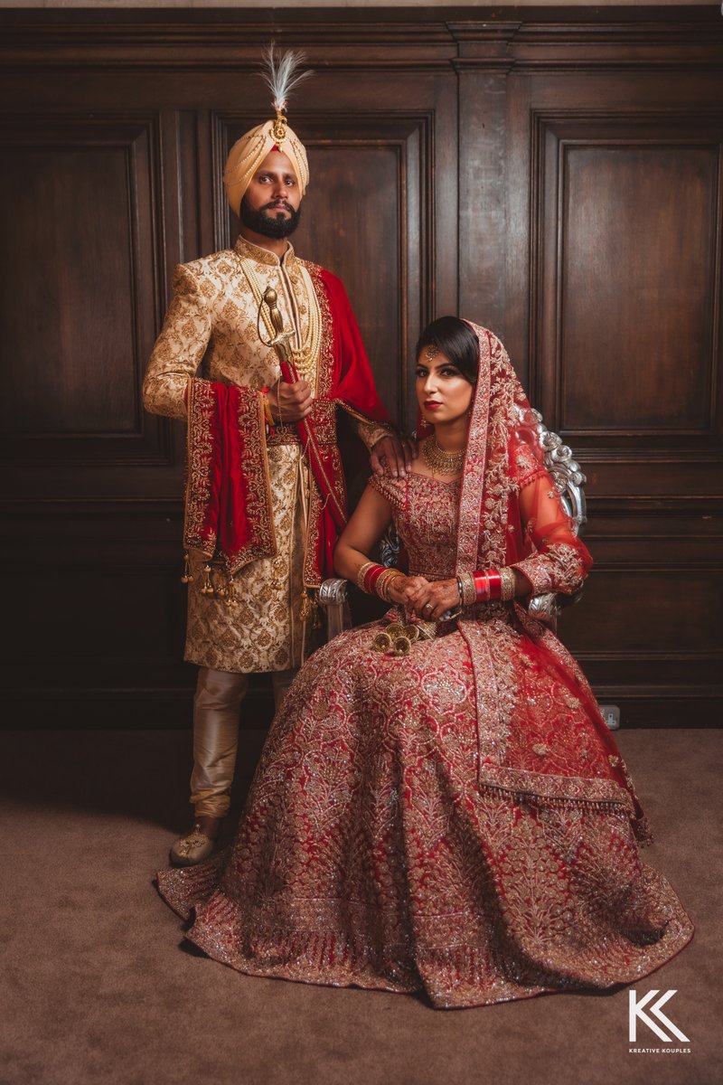 maharaja style wedding dress