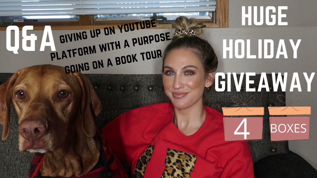 BySamanthaMarch's tweet image. My #holidaygiveaway is now live on Youtube! It's also a Q&amp;amp;A featuring Aries 🤣 Hope you enjoy and enter to win one of the FOUR prize boxes 💛 Give this a retweet if you are entering 😍 #makeupgiveaway
youtube.com/watch?v=vSWBmo…