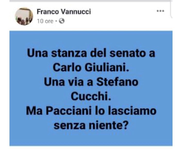 NFratoianni's tweet photo. Ecco il responsabile della Lega a  #Montale (Pt): insulti e trivialità. 
Non dovrebbe fare politica chi si abbassa a tale corbellerie, questo  tipo non conosce probabilmente la dignità delle famiglie #Cucchi e #Giuliani. O meglio non conosce proprio la dignità. Vergogna! https://t.co/ebvo1hUi2X
