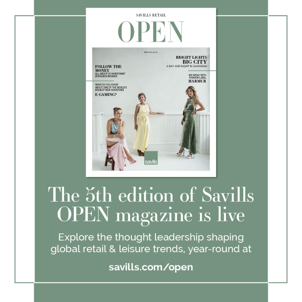 Savills's tweet photo. Savills is pleased to present the 5th edition of #SavillsOPEN magazine; bringing you exclusive interviews, features and thought-leadership from across the #retail world.

Read now: https://t.co/IlJdsLrQ2Q https://t.co/87BDN0bUEx