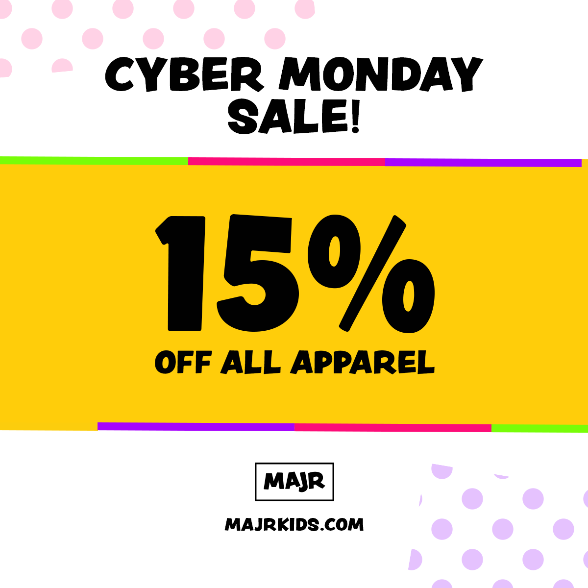 majr's tweet photo. #CYBERMONDAY SALE 😍

15% off ALL apparel! 
TODAY while supplies last 🚨

https://t.co/kUg6HQNeq7 🛍 https://t.co/2T2g3Fy1oM