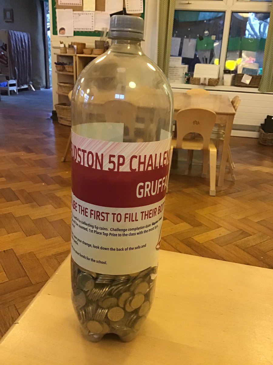 Don’t forget Gruffalo still need your 5p coins! Nearly at the top 💰