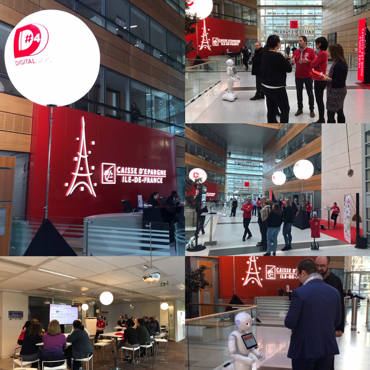 Succès des Digital Days à la Caisse d’Epargne Ile de France !
Programme sur nos tendances digitales sous formats : conférences, stands et ateliers. #TransfoDigitale #DigitalbyCeidf <a href="/CE_iledefrance/">Caisse d'Epargne IDF</a> #Collaboratif
#Transversalité <a href="/marj0105/">marjo lh</a> <a href="/anto_nanasi/">Anto</a>