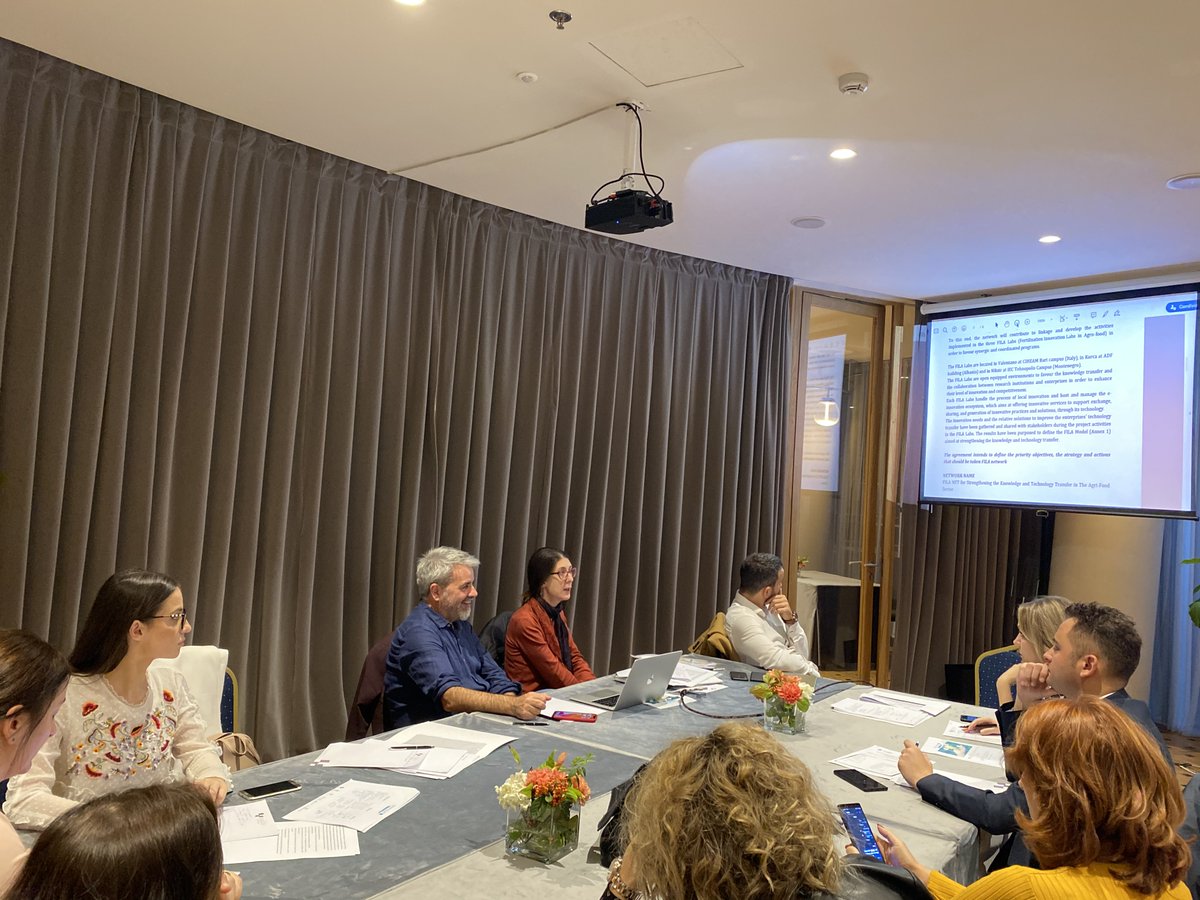 FILA_Interreg's tweet photo. #FILA - Fertilization Innovation Labs in Agro-food project, the cross border meeting was held in Tirana on 19th of November, with the participation of representatives from the partners. https://t.co/tIb7wsam8s