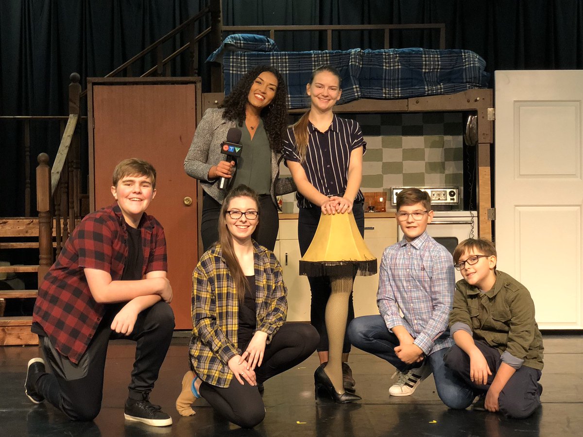 SaskExpress's tweet photo. Thank you @JadenCTV &amp; @ctvregina for catching a sneak peak of this year’s Holiday classic, A Christmas Story: The Musical. 

Book your tickets at https://t.co/XChlMny7Ox or call (306)-522-3406 today! #saskexpress #achristmasstory #yqr https://t.co/0G2BWa2iGa