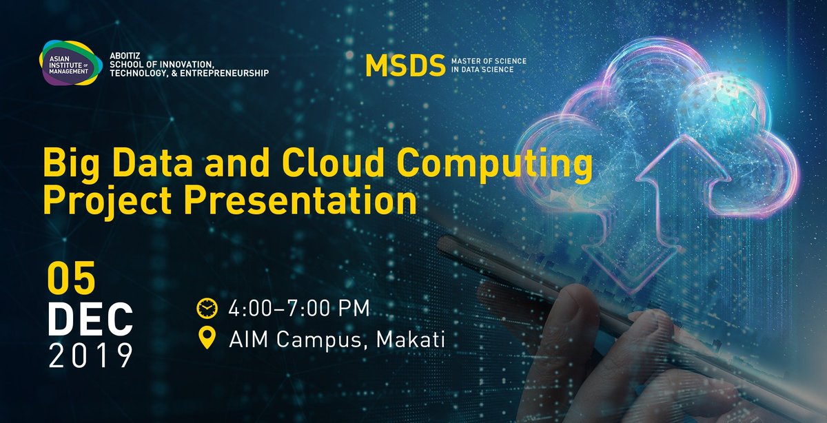 What is big data? How do we process these high volume, high velocity datasets? What are the biggest challenges we face working w/ big data?

The MSDS program is opening the Big Data &amp; Cloud Computing course event under Dr. <a href="/ianalis/">Christian Alis</a> to the public for free. go.aim.edu/bdcc