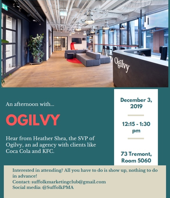 amasuffolk's tweet photo. Join us tomorrow to hear from Heather Shea, SVP of the ad agency @Ogilvy 
As always, lunch will be provided! https://t.co/mABvtZVZ0Z