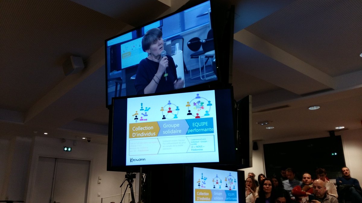 chrissVallez's tweet photo. #OAD2019 en réunion le manager doit s'assurer d etre un parmi les autres . (sylvie le bail) https://t.co/dab604jM6G