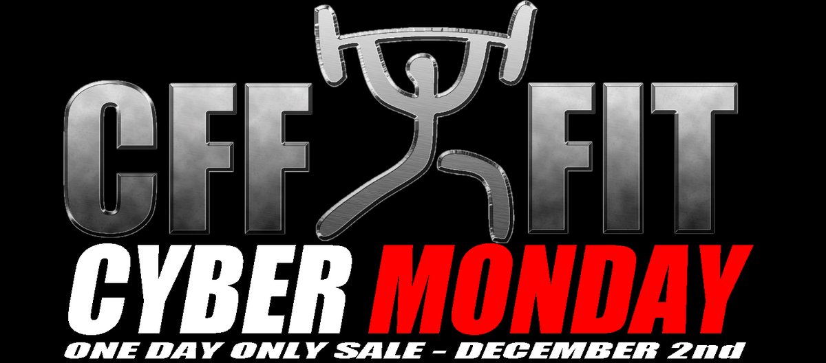 Last Day - Cyber Monday - Save up to 45% Off. Stop in the store and save an extra 10 - 30 percent off. Bring a new, unwrapped toy in for Toys for Tots, and save an additional 5% on all CFF Strength Training Equipment. - mailchi.mp/b9ee03d3afb9/b…