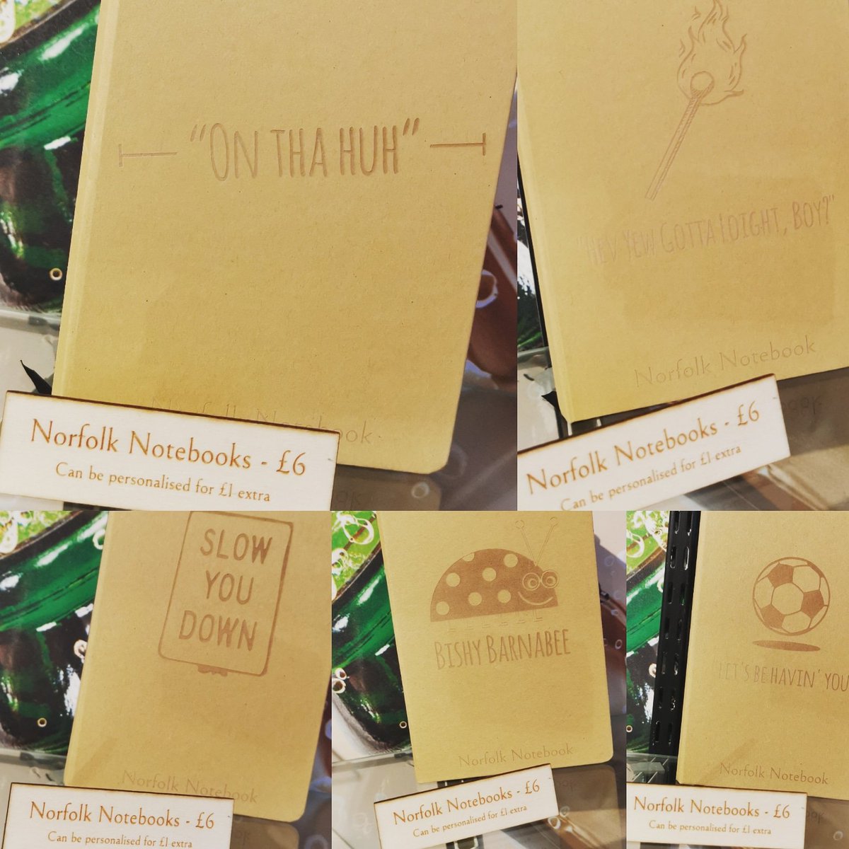 Norfolk Notebooks, the perfect stocking filler! £6 each or personalised for an extra £1!
Email sales@mbsdirect.co.uk or call 01603 616090 for more details. #christmas #norwich #stockingfillers #bespoke #norfolk #buylocal