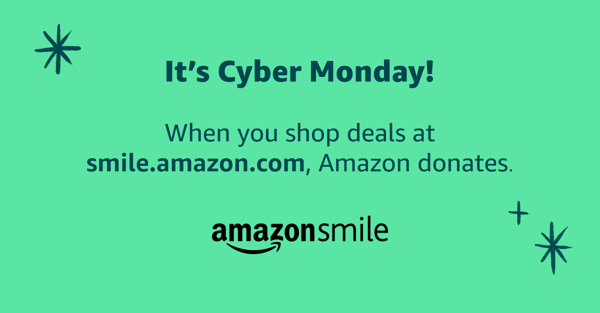 It's Cyber Monday! Don't forget to donate to PCA when you shop at smile.amazon.com!