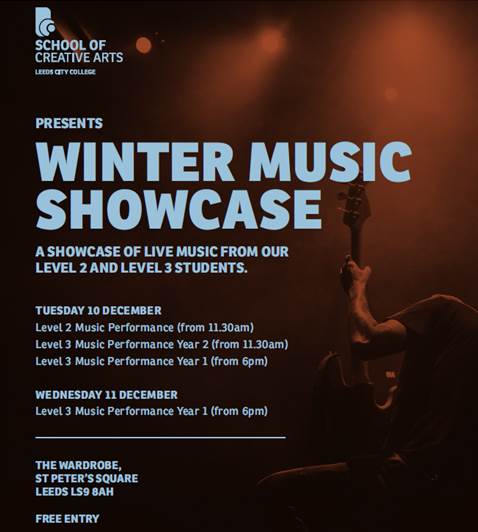 LCC Music Performance & Music Production tweet media