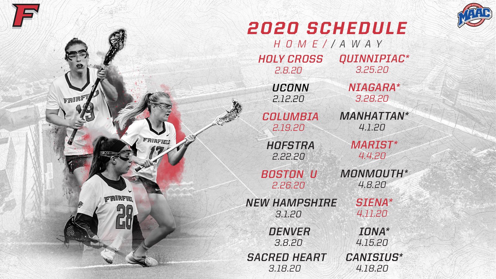 Women 2020 Stag Women's Lacrosse Schedule released Fairfield Stags