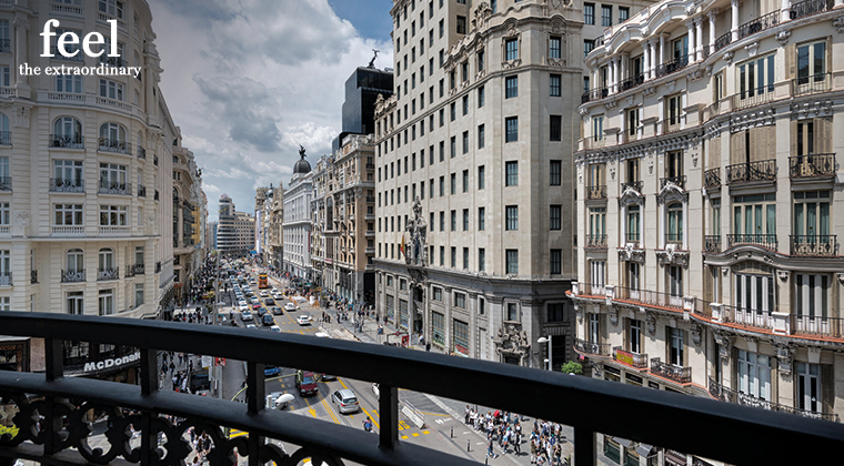 NHCollectionES's tweet image. ¡Las mejores vistas del centro de Madrid están en NH Collection Gran Vía! En una ubicación icónica, es un edificio que fascina por dentro y por fuera. #feelunique
bit.ly/2P8MhXr