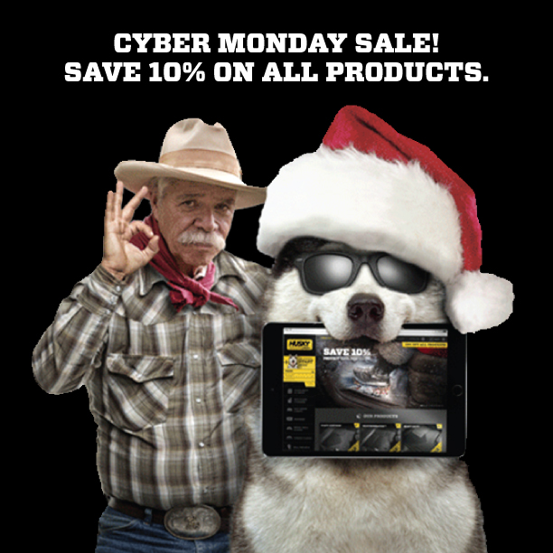 It's Cyber Monday! All products are 10% off. Shop here: huskyliners.com